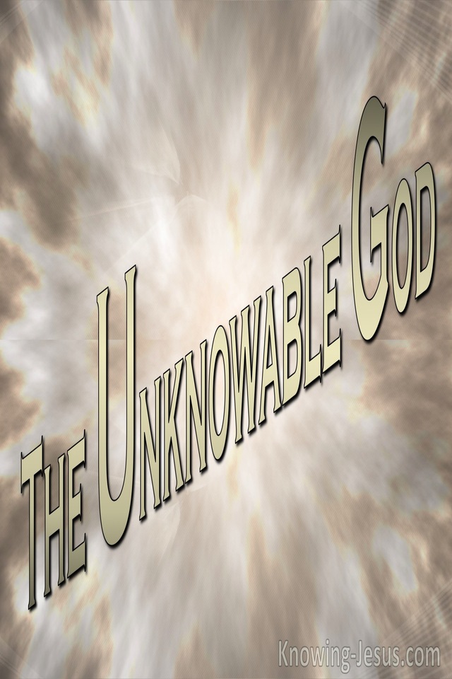 The Unknowable God (devotional)07-10 (beige)